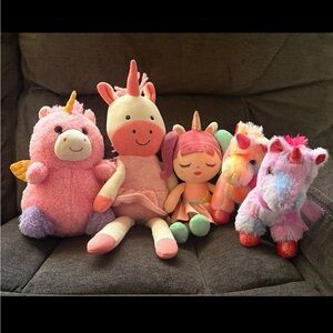 Unicorn plush lot
